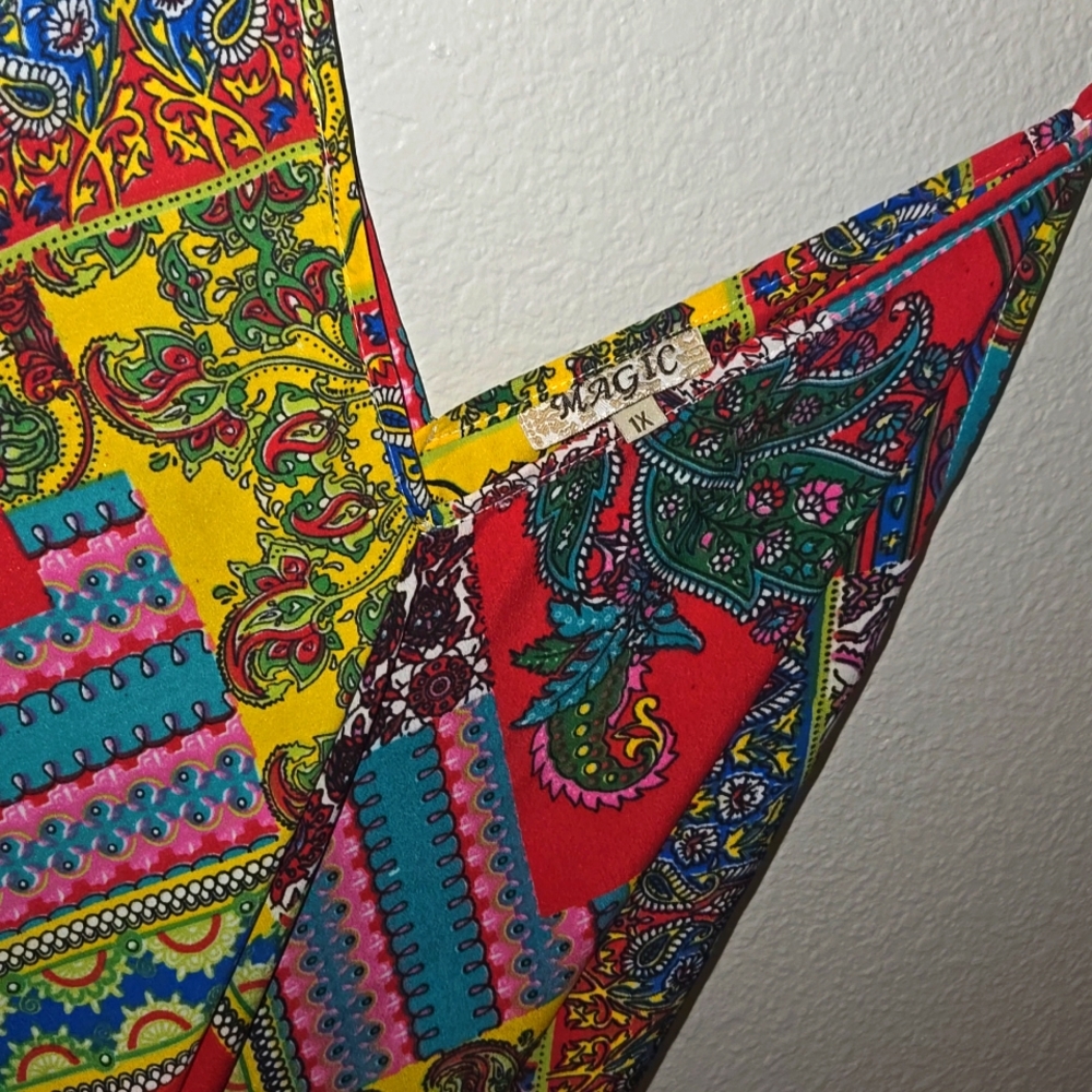 MAGIC CAFTAN DRESS SIZE XL new without tags - Picture 2 of 4